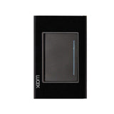 Placa con 1 Interruptor Sencillo Disponible en Color Blanco, Marfil, Menta y Negro (Modelo a Elegir)