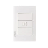 Placa con Conexión a Internet Disponible en Color Blanco, Marfil, Menta y Negro (Modelo a Elegir)