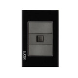Placa con Conexión a Internet Disponible en Color Blanco, Marfil, Menta y Negro (Modelo a Elegir)