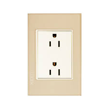Placa con Contacto Duplex Disponible en Color Blanco, Marfil, Menta y Negro (Modelo a Elegir)