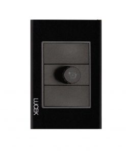 Placa con Dimmer Disponible en Color Blanco, Marfil, Menta y Negro (Modelo a Elegir)