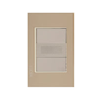 Placa con Zumbador Disponible en Color Blanco, Marfil, Menta y Negro (Modelo a Elegir)