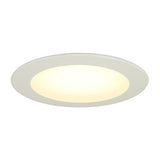 Plafon de Empotrar en Color Blanco Disponible en Luz Calida y Luz Blanca (Modelo a Elegir)