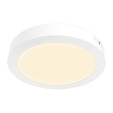 Plafón de Sobreponer de 18W en Color Blanco Disponible en Luz Blanca y Cálida (Modelo a Elegir)
