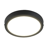Plafón de Sobreponer de 18W en Color Negro Disponible en Luz Blanca y Cálida (Modelo a Elegir)