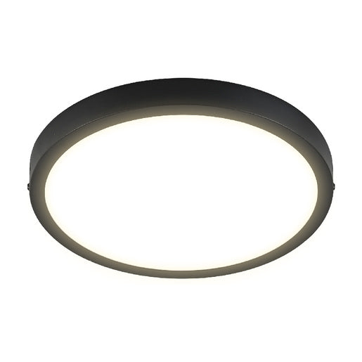 Plafón de Sobreponer de 24W en Color Negro Disponible en Luz Blanca y Cálida (Modelo a Elegir)