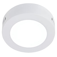 Plafón de Sobreponer de 6W en Color Blanco Disponible en Luz Blanca y Cálida (Modelo a Elegir)