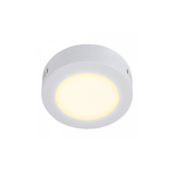 Plafón de Sobreponer de 6W en Color Blanco Disponible en Luz Blanca y Cálida (Modelo a Elegir)