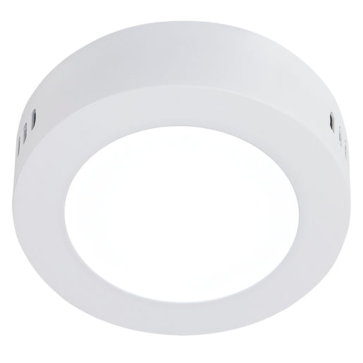 Plafón de Sobreponer de 6W en Color Blanco Disponible en Luz Blanca y Cálida (Modelo a Elegir)