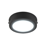 Plafón de Sobreponer de 6W en Color Negro Disponible en Luz Blanca y Cálida (Modelo a Elegir)