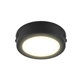 Plafón de Sobreponer de 6W en Color Negro Disponible en Luz Blanca y Cálida (Modelo a Elegir)