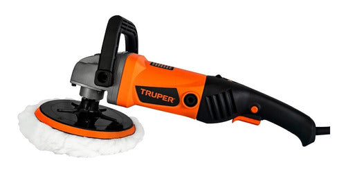 Pulidora 7" Profesional de 1,200 W en Color Naranja con Negro