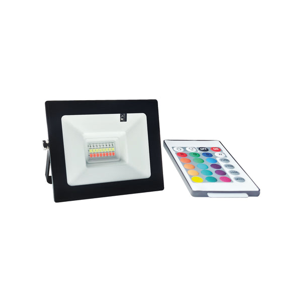 Reflector LED de 10W RGB Incluye Control Remoto