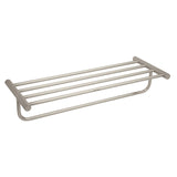 Repisa de Laton Portatoalla Disponible en Color Cromo y Satin (Modelo a Elegir)