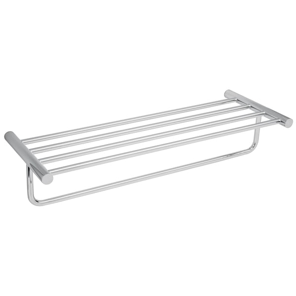 Repisa de Laton Portatoalla Disponible en Color Cromo y Satin (Modelo a Elegir)