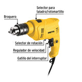 Rotomartillo 1/2" de 550 W en Color Amarillo