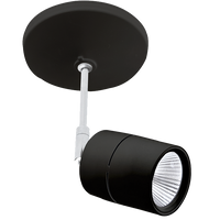Spot para Techo y Pared Disponible en Color Negro, Blanco y Satín (Modelo a Elegir)