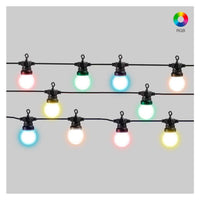 Serie de 10 Focos Led de Focos de Colores Inteligentes uso de Exterior