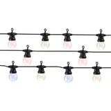 Serie de 10 Focos Led de Focos de Colores Inteligentes uso de Exterior