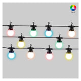 Serie de 10 Focos Led de Focos de Colores Inteligentes uso de Exterior