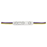 Tira de 20 Módulos 3 Leds para Exterior de Colores RGB